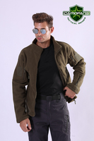 Пальто с воротником-стойкой Мужская Утепленная полюсная теплая  армейская флисовая куртка CF014